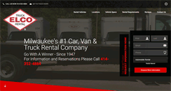 Desktop Screenshot of elcotruckrental.com